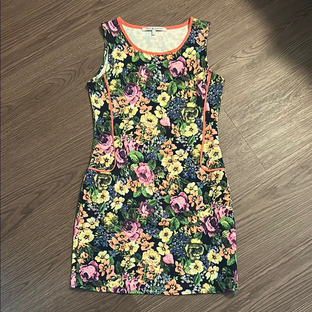 Floral mini dress